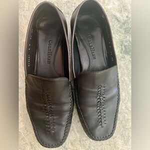 Cole Haan Black Leather Loafers Size 8M